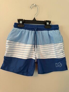 Prodoh Blue Striped Swim Trunks